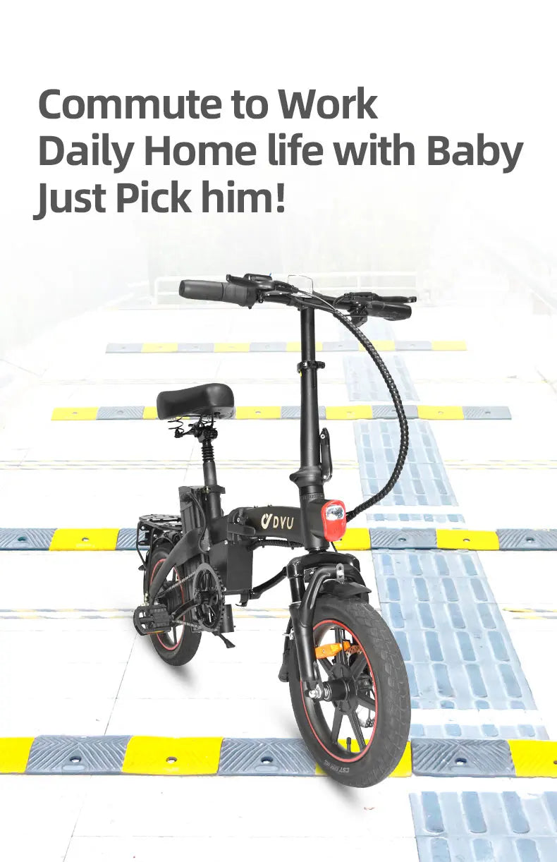 DYU A5 Electric Bicycle 14 inch 350W Folding Electric Bike
